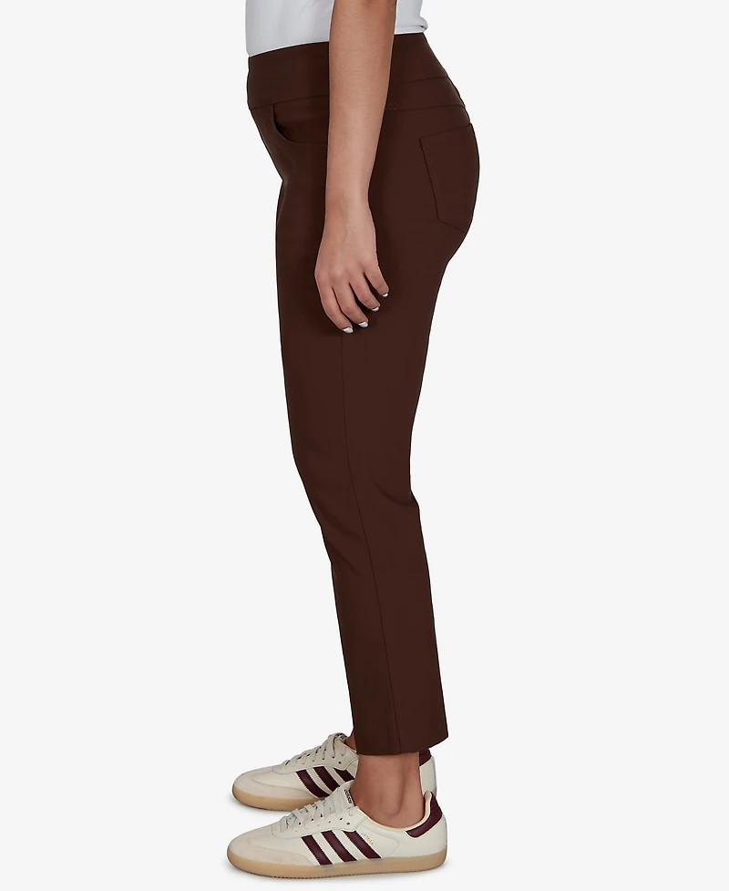 Ruby Rd. Petite Alt Silky Ankle Pull-On Pants