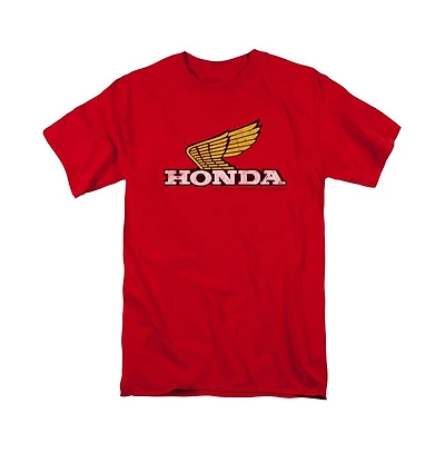 Honda Men's Yellow Wing Logo T-Shirt
