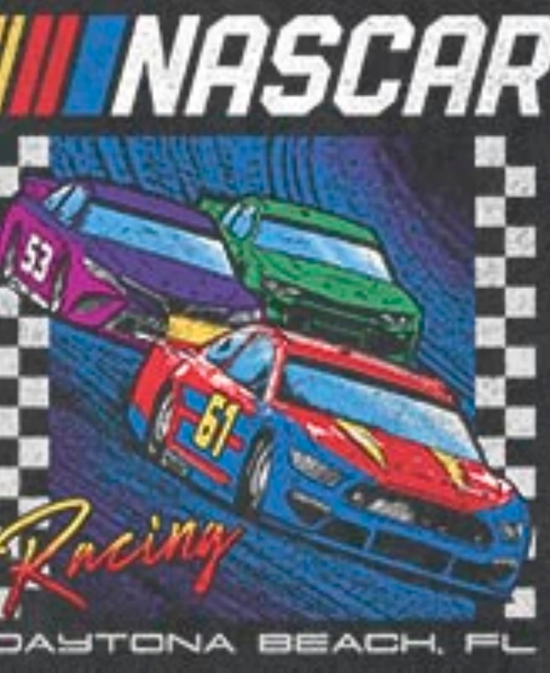 Fifth Sun Men's Check Box Racers Crewneck T-Shirt