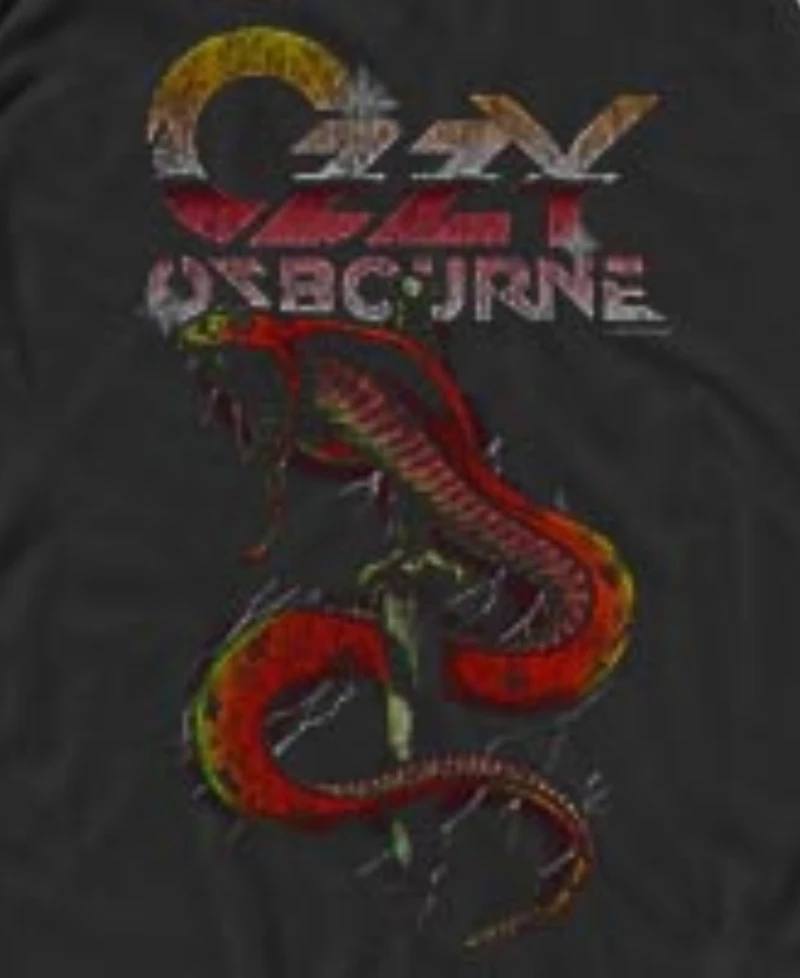 Fifth Sun Men's Ozzy Osbourne Vintage Snake and Dagger Graphic Tank Top