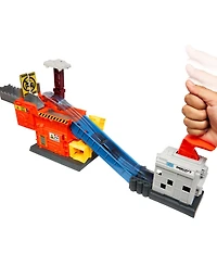 Matchbox 1:64 Scale The Movie Smalley's Launch & Crush Playset, Ages 4+