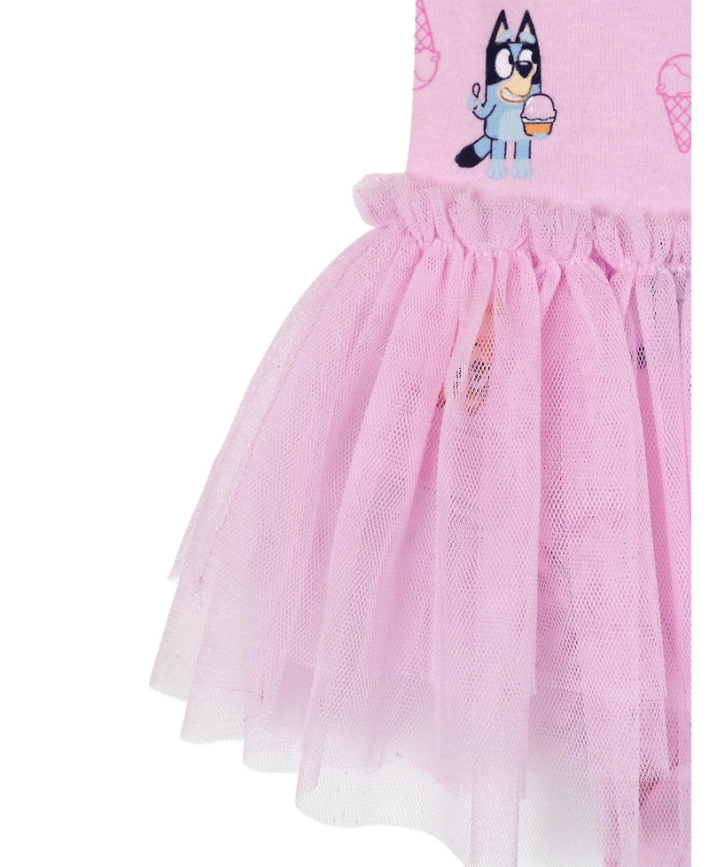 Bluey Baby Girls One Piece Tutu Bodysuit