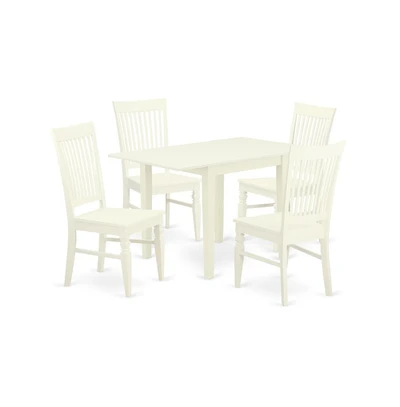 East West Furniture Dining Room Set Linen