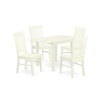 East West Furniture Dining Room Set Linen