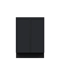 Boyel Living 24" Wide Full Height Door Base Cabinet, Ready to Assemble Kitchen Cabinet with Solid Wood Frame, Soft-Close Slides and Hinges