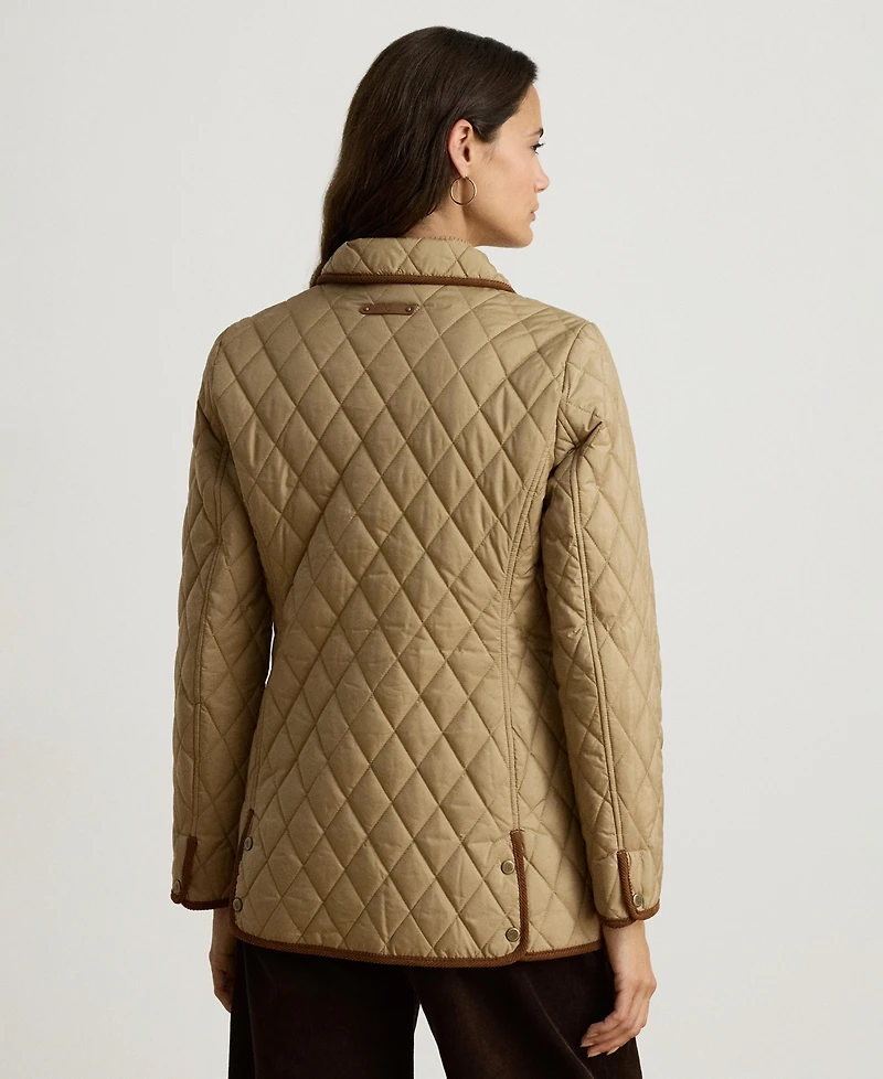 Lauren Ralph Women's Crested Quilted Jacket
