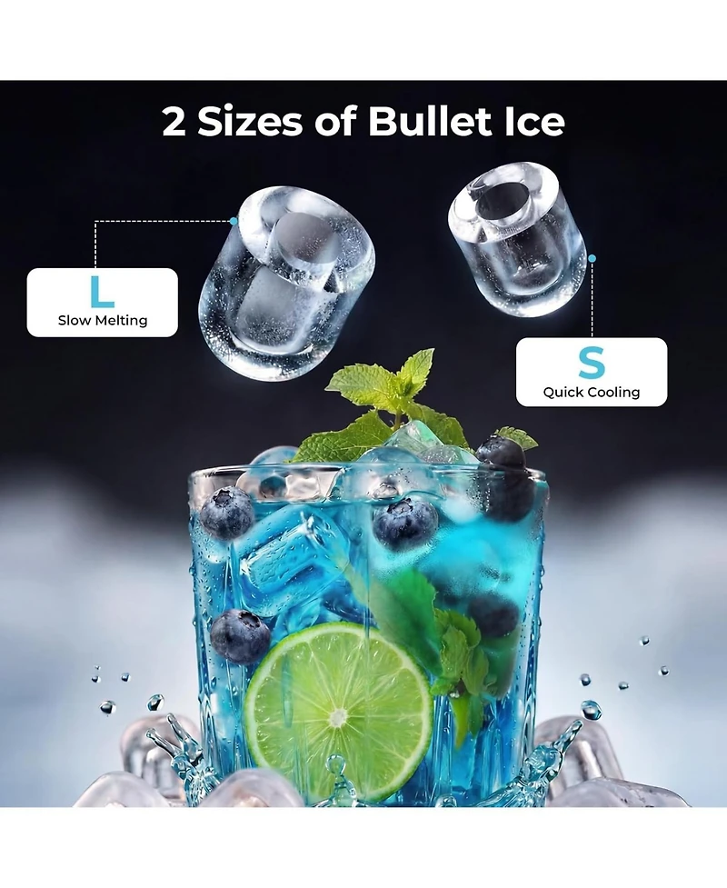 Cowsar Countertop Ice Maker 27 Lbs Per Day Self Cleaning