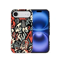 Lisen Phone Case Compatible with Apple iPhone Air, 2-Layer Durable, Skull Riot