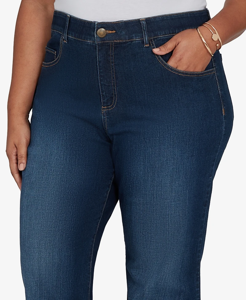 Ruby Rd. Plus Flare Mid-Rise Jeans