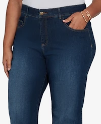 Ruby Rd. Plus Flare Mid-Rise Jeans