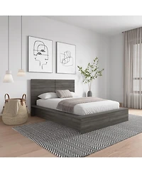 Nexera James Platform Bed with Headboard