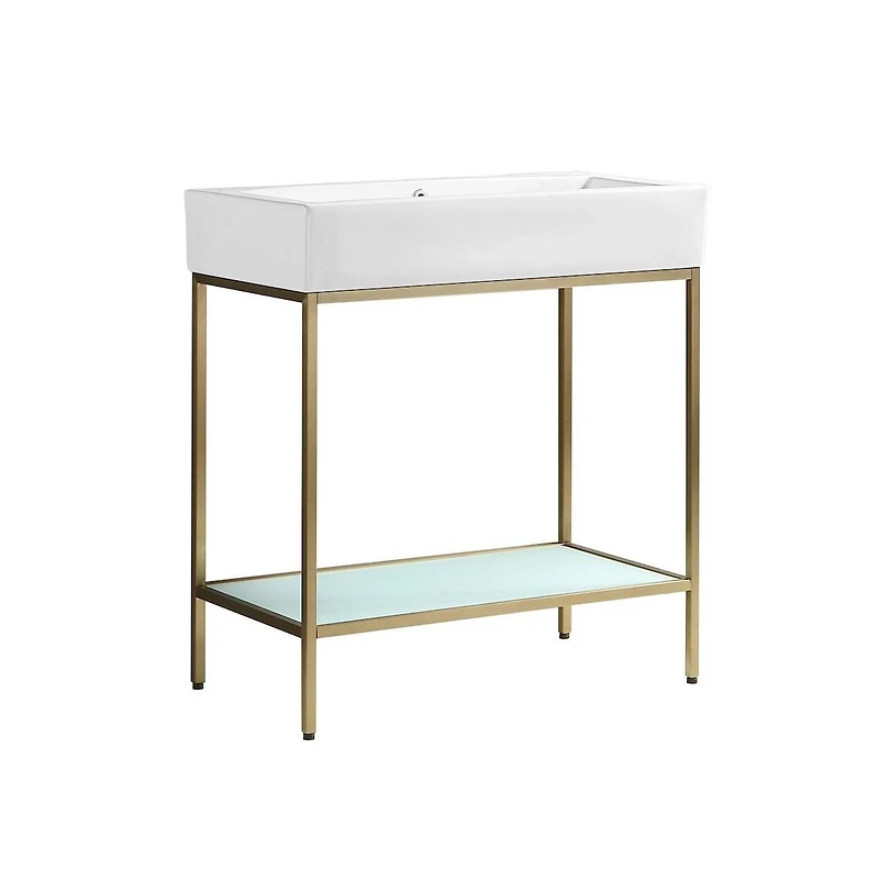 Swiss Madison Pierre Single, Freestanding, Open Shelf