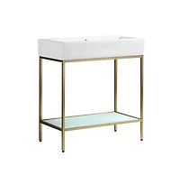 Swiss Madison Pierre Single, Freestanding, Open Shelf