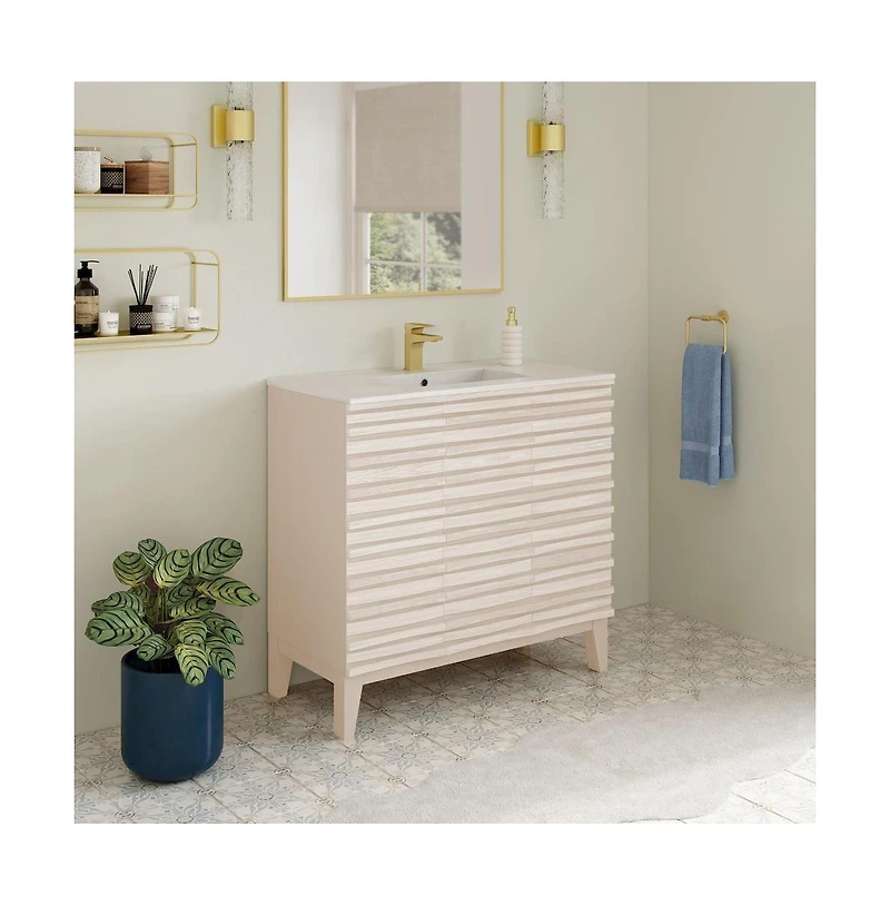 Swiss MadisonCascade 36'' Bathroom Vanity in White
