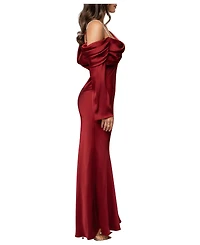 Jluxlabel Women's One And Only One-Shoulder Mermaid-Hem Satin Dress