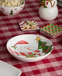 Certified International Snowman Delight 13" Serving Bowl