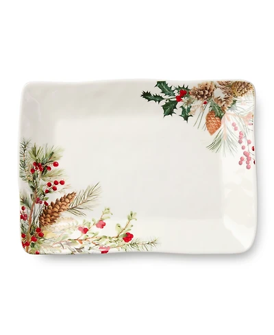 Certified International Woodland 14" Rectangular Platter