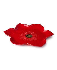Certified International Festive Blooms Poinsettia 13" Platter
