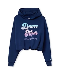Lands' End Big Girls Plus Long Sleeve Bubble Active Hoodie