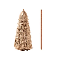 Sugif Tiki Umbrella Thatched Patio Umbrella with Tilt Pp Thatch Metal Ribs Hawaiian Style