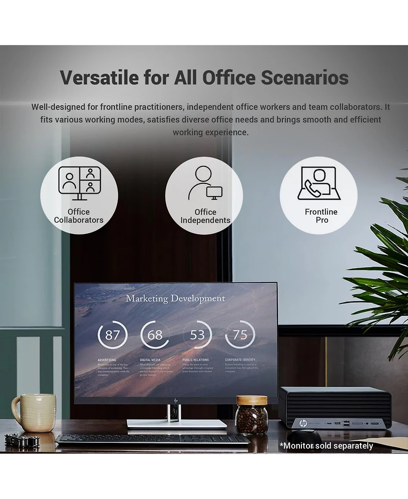Hp ProDesk 400 Small Form Factor Desktop, Intel Core i7-14700, 32GB DDR5