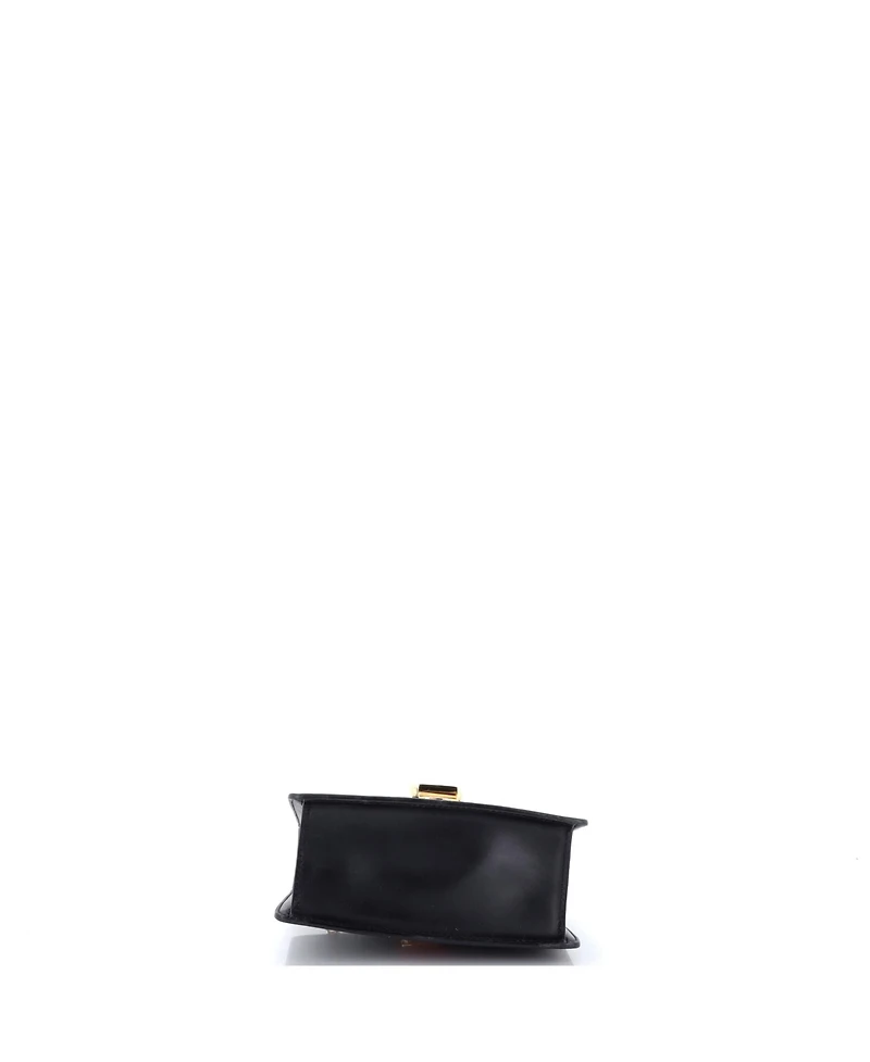 Pre-Owned Gucci Mini Sylvie Chain Shoulder Bag Leather