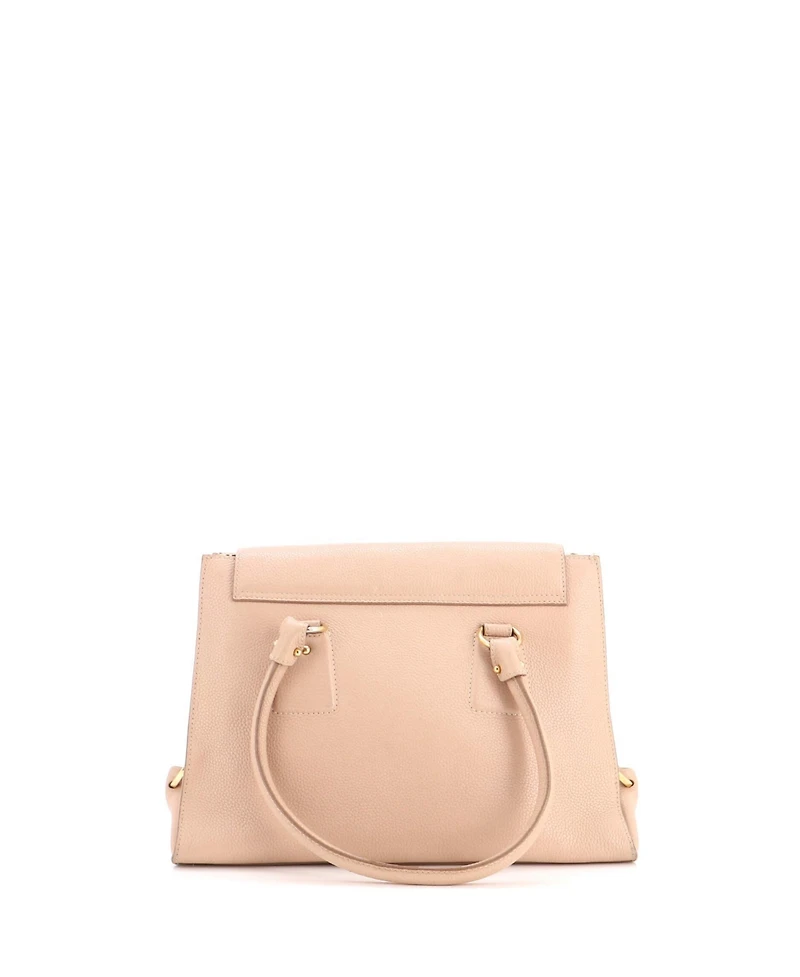 Pre-Owned Salvatore Ferragamo Medium Lotty Satchel Leather