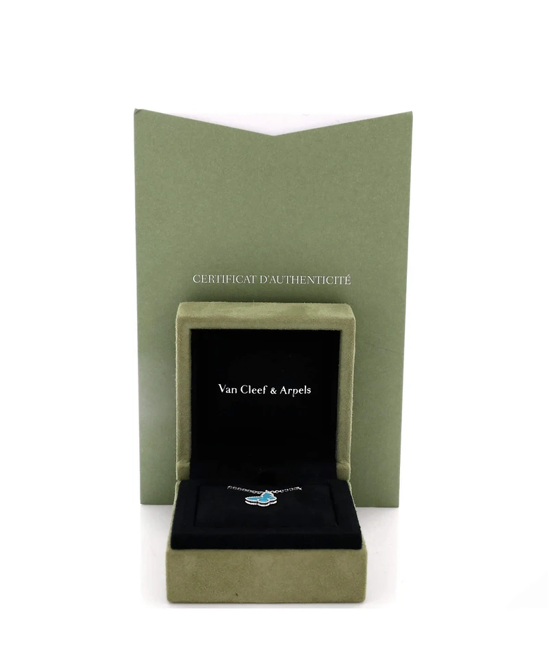 Pre-Owned Van Cleef and Arpels Sweet Alhambra Butterfly Pendant Necklace