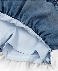 Lands' End Girls Denim Bubble Skort