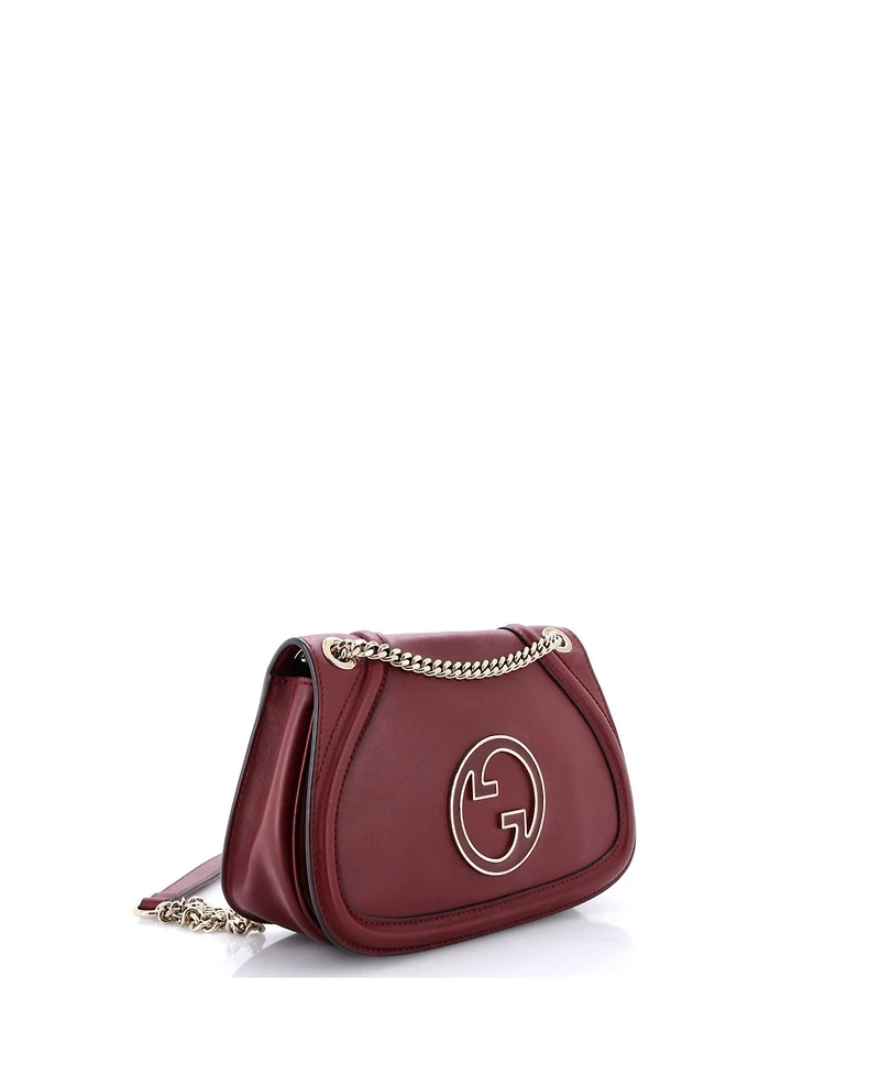 Pre-Owned Gucci Small Blondie Nm Chain Crossbody Bag Leather
