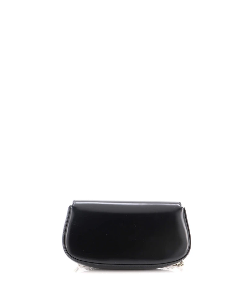 Pre-Owned Gucci Small Bamboo Night Chain Clutch Leather