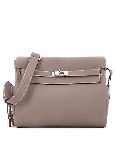Pre-Owned Hermes Gm Kelly Messenger Bag Togo
