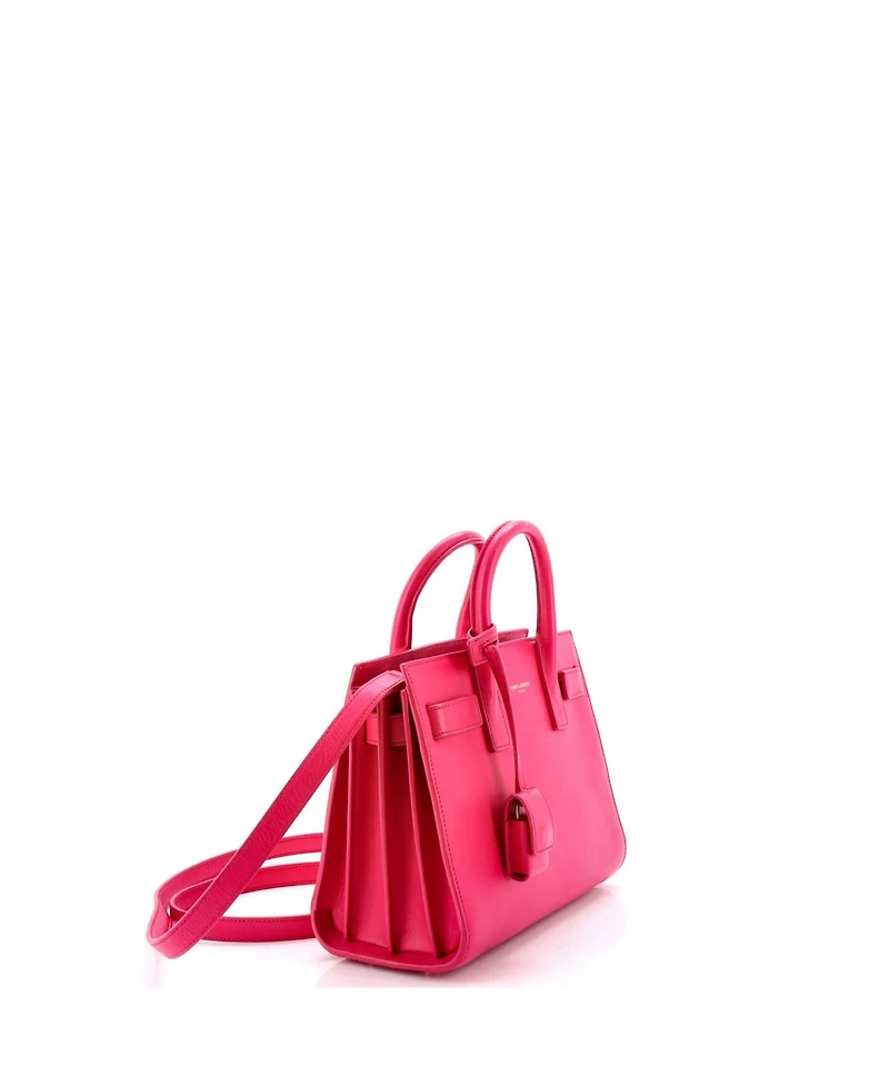 Pre-Owned Saint Laurent Nano Sac de Jour Nm Bag Leather