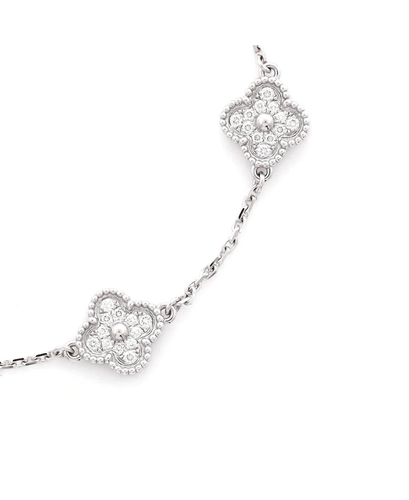 Pre-Owned Van Cleef and Arpels Sweet Alhambra 6 Motifs Bracelet