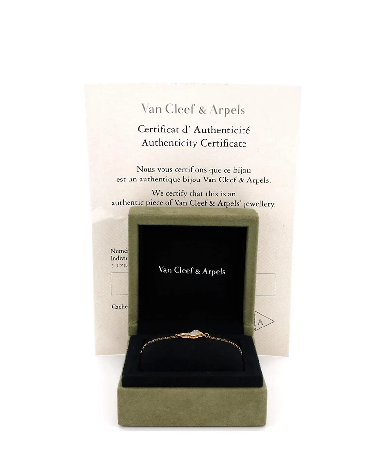 Pre-Owned Van Cleef and Arpels Sweet Alhambra Butterfly Bracelet