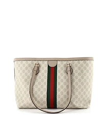 Pre-Owned Gucci Medium Ophidia Shopping Tote Gg Coated Canvas