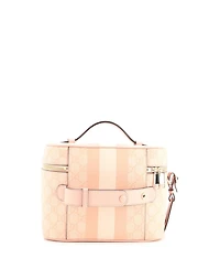 Pre-Owned Gucci Medium Savoy Beauty Case Gg Coated Canvas with Leather
