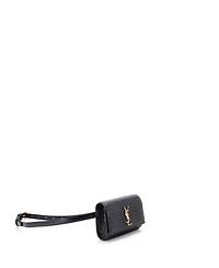 Pre-Owned Saint Laurent Mini Classic Monogram Kate Belt Bag Embossed Leather