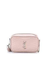 Pre-Owned Saint Laurent Mini Lou Camera Bag Matelasse Chevron Leather