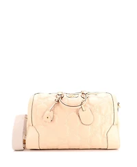 Pre-Owned Gucci Medium Convertible Boston Top Handle Bag Gg Matelasse Leather