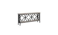 Slickblue 70.9" Industrial Console Table with 2 Tiers for Sofa