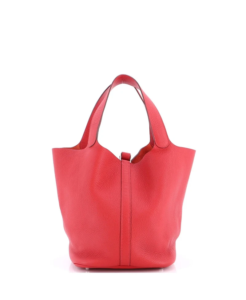 Pre-Owned Hermes Gm Picotin Lock Bag Clemence