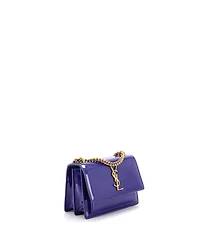 Pre-Owned Saint Laurent Small Sunset Crossbody Bag Patent