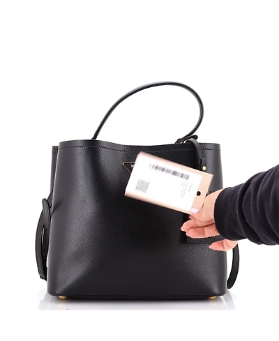 Pre-Owned Prada Large Panier Bucket Bag Saffiano Leather