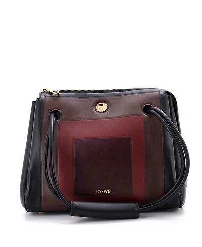 Pre-Owned Loewe Medium x Albers Madrid Shoulder Bag Leather