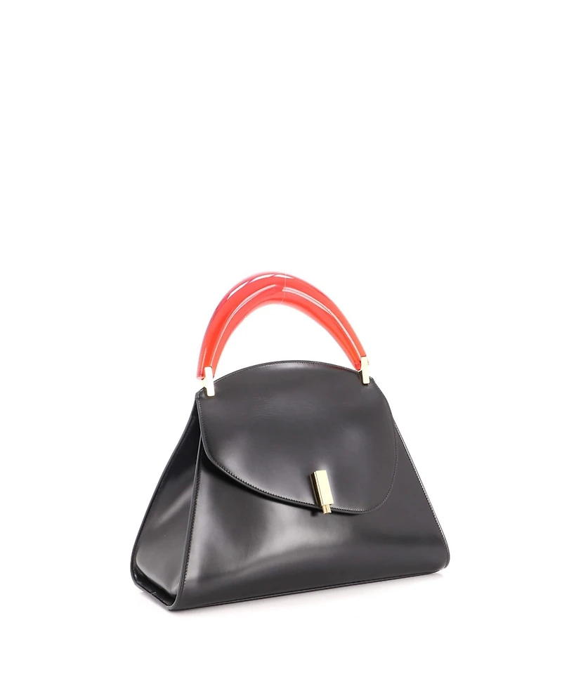 Pre-Owned Salvatore Ferragamo Prism Top Handle Bag Leather