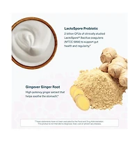 Youtheory 2X Action Probiotic Glp 1 Gut and Digestive Health Support Clinically Studied Gluten and Soy Free 60 Vegetarian Capsules