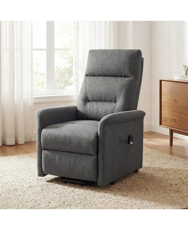 Sugift Power Lift Recliner Chair for Elderly with Remote Control and Side Pocket