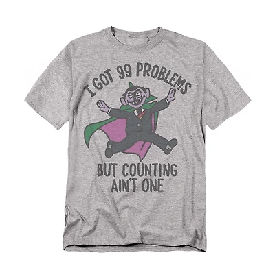 Sesame Street Men's Big and Tall Problems T-Shirt