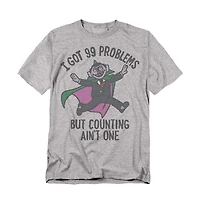 Sesame Street Men's Big and Tall Problems T-Shirt